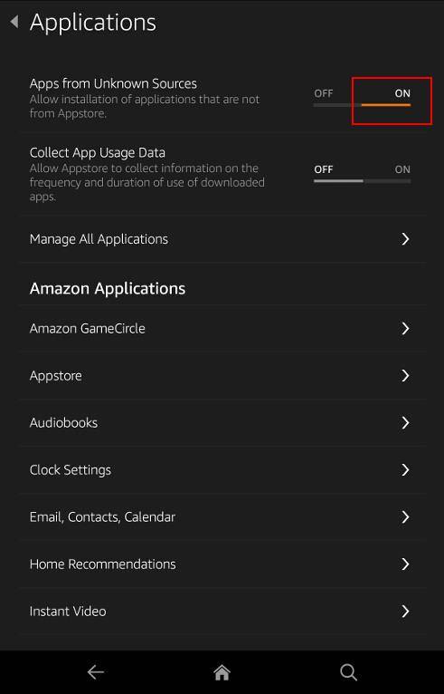 use_Chromecast_on_Amazon_Fire_tablets_1_enable_apps_from_unknown_sources