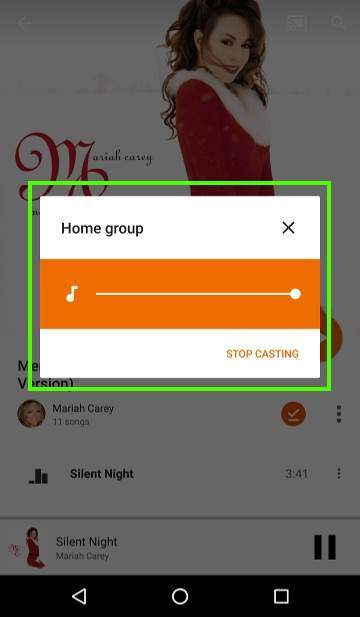 How to use Chromecast Audio multi-room group playback: 7_casting_to_group