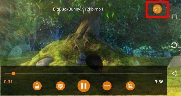 use VLC for Android to stream local media to Chromecast